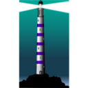 download Lighthouse clipart image with 270 hue color