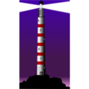 download Lighthouse clipart image with 0 hue color