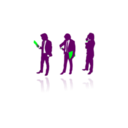 download Business People Siluete clipart image with 90 hue color