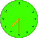 download Clock clipart image with 45 hue color