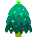 download Christmas Tree clipart image with 45 hue color