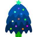 download Christmas Tree clipart image with 90 hue color