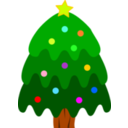 download Christmas Tree clipart image with 0 hue color