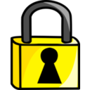 download Lock clipart image with 0 hue color