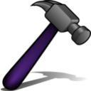 download Hammer clipart image with 225 hue color