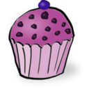 download Chocolate Chips Muffin clipart image with 270 hue color