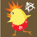 Punk Rock Chicken For Easter