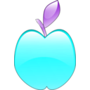 download Crystal Apple clipart image with 180 hue color