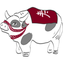 download Cow clipart image with 45 hue color