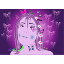 download Linda Fairy Butterflies clipart image with 270 hue color