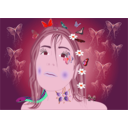 download Linda Fairy Butterflies clipart image with 315 hue color