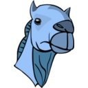 download Camel Head clipart image with 180 hue color