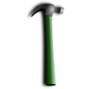 download Hammer clipart image with 90 hue color