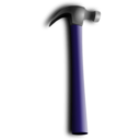 download Hammer clipart image with 225 hue color