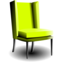download Old Fashioned Armchair clipart image with 45 hue color