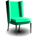 download Old Fashioned Armchair clipart image with 135 hue color