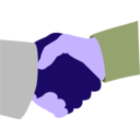 download Handshake 01 clipart image with 225 hue color