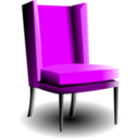 download Old Fashioned Armchair clipart image with 270 hue color