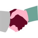 download Handshake 01 clipart image with 315 hue color