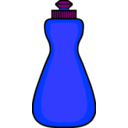 download Dish Detergent Bottle clipart image with 180 hue color