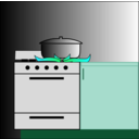 download Pot On Stove clipart image with 135 hue color