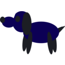 download Dog clipart image with 225 hue color