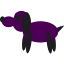 download Dog clipart image with 270 hue color