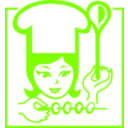 download Lady Cook clipart image with 90 hue color