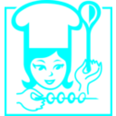 download Lady Cook clipart image with 180 hue color