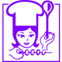 download Lady Cook clipart image with 270 hue color