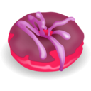 download Doughnut clipart image with 315 hue color