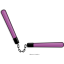 download Nunchaku clipart image with 90 hue color