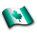 download Canadian Flag 3 clipart image with 180 hue color