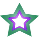 download Star Icon clipart image with 270 hue color