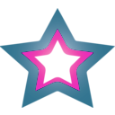 download Star Icon clipart image with 315 hue color