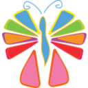 download Butterfly Icon clipart image with 0 hue color