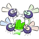 download Fly Drinking clipart image with 45 hue color
