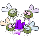 download Fly Drinking clipart image with 225 hue color