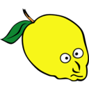 download Cartoon Lemon clipart image with 0 hue color