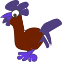 download Rooster clipart image with 225 hue color