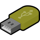 download Pendrive Icon clipart image with 180 hue color