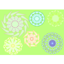 download Decorative Circles clipart image with 45 hue color