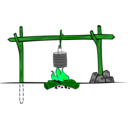 download Campfires And Cooking Cranes clipart image with 90 hue color