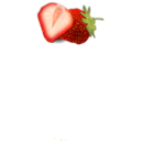 download Strawberry clipart image with 0 hue color