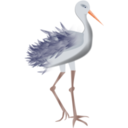 download Bird clipart image with 0 hue color