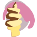 download Girly Ice Cream clipart image with 0 hue color