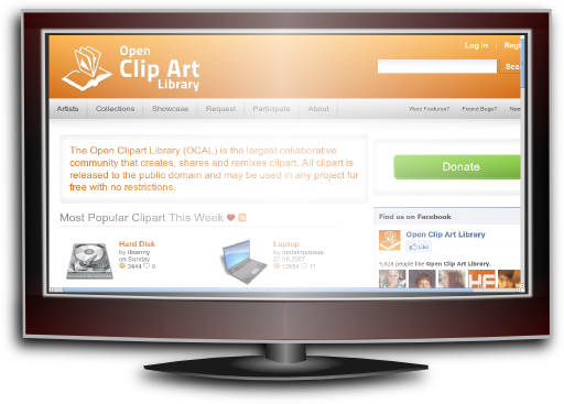 Openclipart On Screen