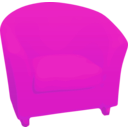 download Single Sofa clipart image with 270 hue color