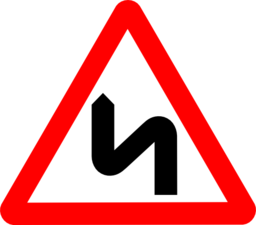 Roadsign Zigzag