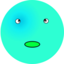 download Smiley Surprised clipart image with 135 hue color